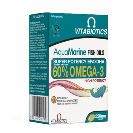 AQUAMARINE FISH OILS 60 % OMEGA 3