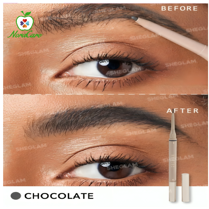 SHEGLAM قلم حواجب 2 في 1 من Brows On Demand - الصورة 3
