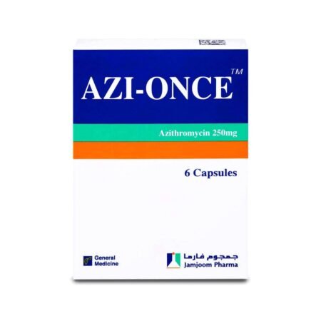 ازي ونس 250 مجم 6 كبسولة AZI ONCE