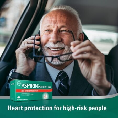 ⁦اسبرين لحماية القلب 60 قرصًا ASPIRIN PROTECT⁩ - الصورة ⁦3⁩
