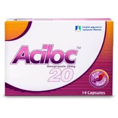 اسيلوك 20 14 قرص لعلاج الحموضة ACILOC