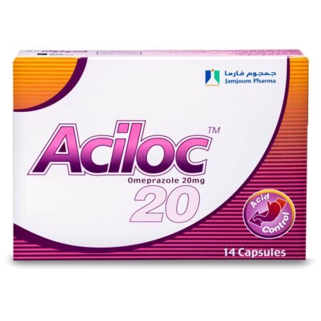 اسيلوك 20 14 قرص لعلاج الحموضة ACILOC
