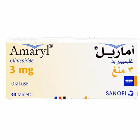 اماريل AMARYL 3 MG 30 TAB
