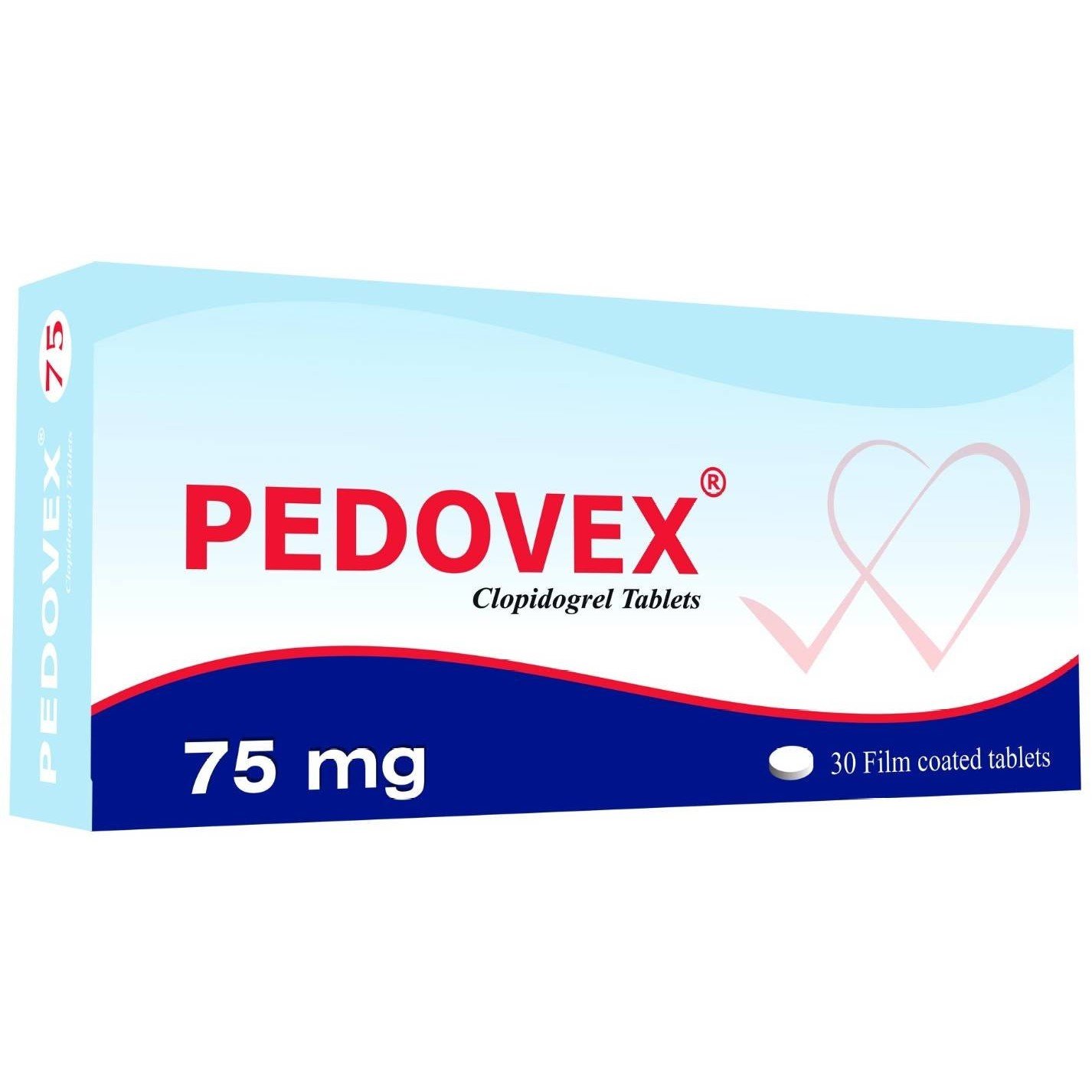 بيدوفكس 75 مجم 30 قرص PEDOVEX