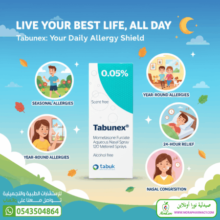⁦تابونكس بخاخ TABUNEX NASAL SPRAY⁩ - الصورة ⁦2⁩