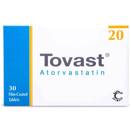 ⁦توفاست Tovast 20 mg atorvastatin Tab 30⁩ - الصورة ⁦2⁩