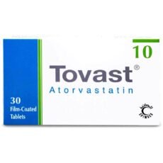 توفاست Tovast 10 mg atorvastatin Tab 30