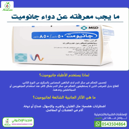 ⁦جانيومت 50/850 مجم 56 قرص JANUMET⁩ - الصورة ⁦2⁩