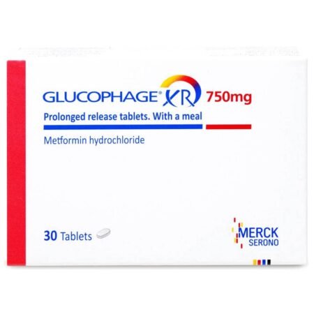 جلوكوفاج اكس ار 750 مجم 30 قرص GLUCOPHAGE
