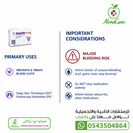 ⁦زارلتو XARELTO 15 MG 28 TAB⁩ - الصورة ⁦2⁩