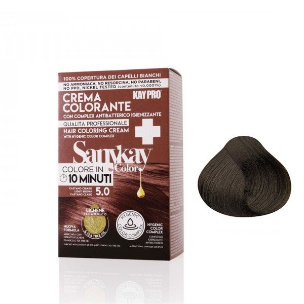 صبغة شعر طبية طبيعية كايبرو سانيكاي بني فاتح