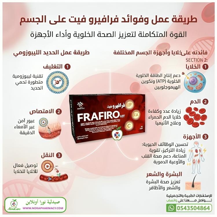 فرافيرو فيت فيتامين الحديد FRAFIRO VIT - الصورة 8