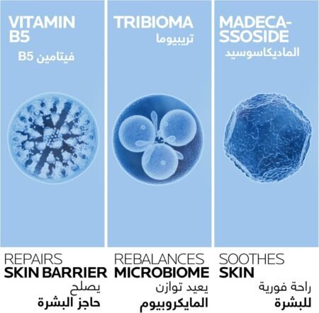 ⁦لاروش بوزيه سيكابلاست مرطب ومهدئ للبشرة⁩ - الصورة ⁦5⁩