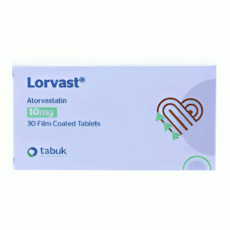 لورفاست LORVAST ATORVASTATIN 10 MG