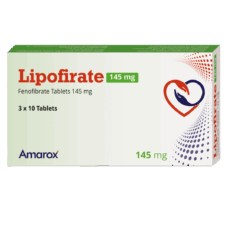 ليبوفريت Lipofirate 145 mg Fenofibrate Tab 30
