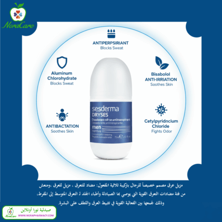⁦sesderma مزيل عرق DRYSES MAN سيسديرما⁩ - الصورة ⁦4⁩