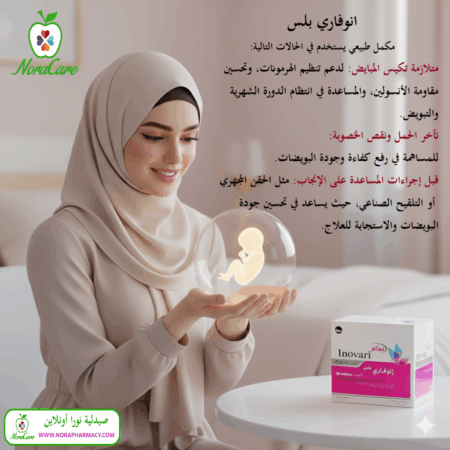 ⁦انوفاري بلس علاج تكيس المبايض INOVARI PLUS⁩ - الصورة ⁦3⁩