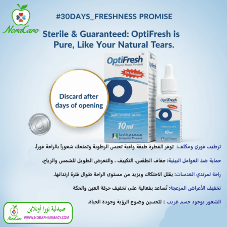 ⁦اوبتيفرش قطرة مرطبة للعين OPTIFRESH⁩ - الصورة ⁦3⁩