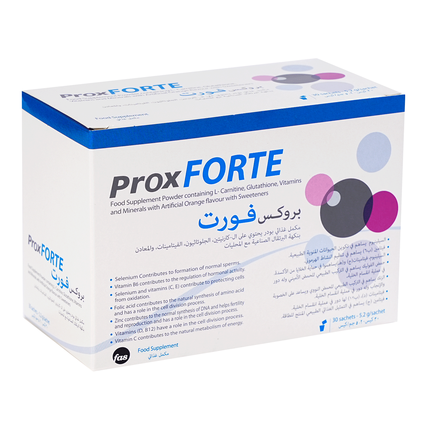بروكس فورت لصحة الرجال 30 كيس PROXFORTE