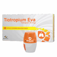 تيوتروبيوم إيفا 30 كبسولة بودرة للإستنشاق TIOTROPIUM EVA