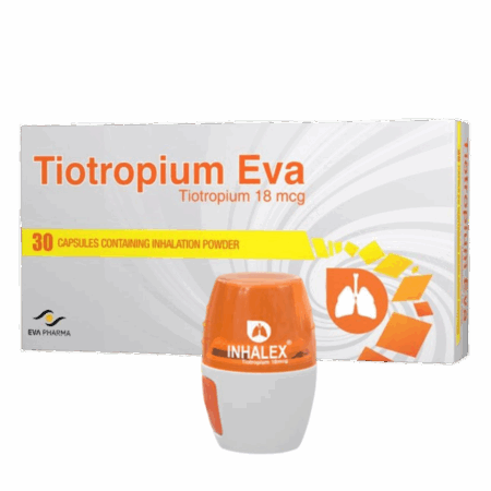 تيوتروبيوم إيفا 30 كبسولة بودرة للإستنشاق TIOTROPIUM EVA