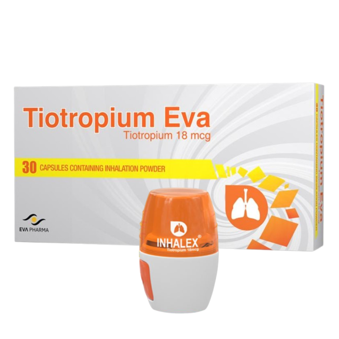 تيوتروبيوم إيفا 30 كبسولة بودرة للإستنشاق TIOTROPIUM EVA