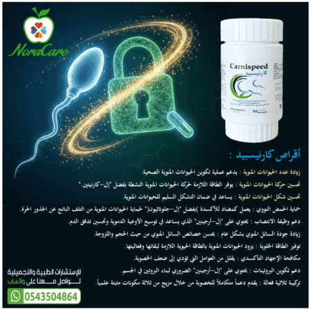 ⁦كارنيسبيد لدعم الخصوبة للرجال CARNISPEED⁩ - الصورة ⁦4⁩