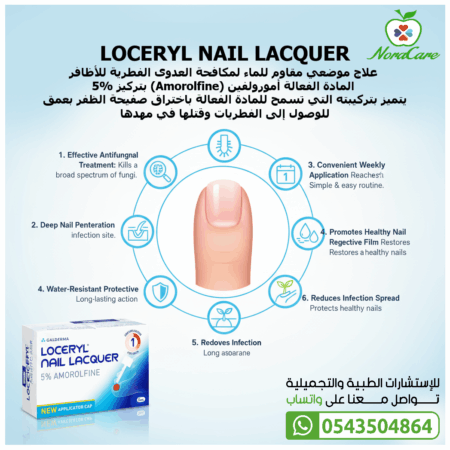 ⁦لوسيريل طلاء للاظافر LOCERYL NAIL LACQUER⁩ - الصورة ⁦2⁩
