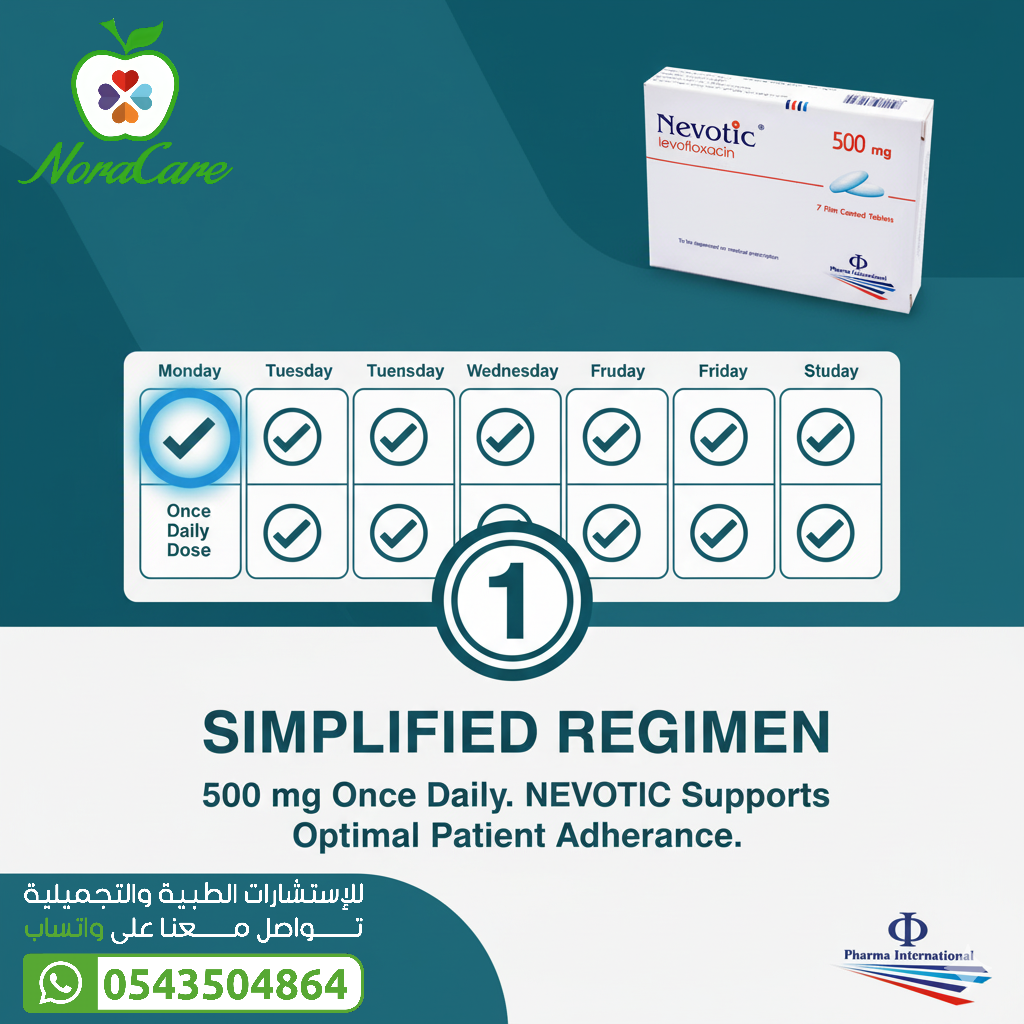 نيفوتيك مضاد حيوي NEVOTIC LEVOFLOXACIN - الصورة 2