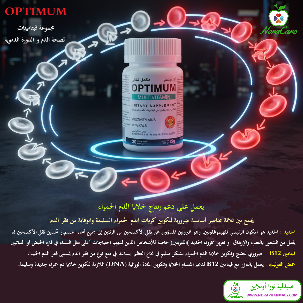 فيتامينات للجسم اوبتيمم OPTIMUM MULTIVITAMIN - الصورة 11