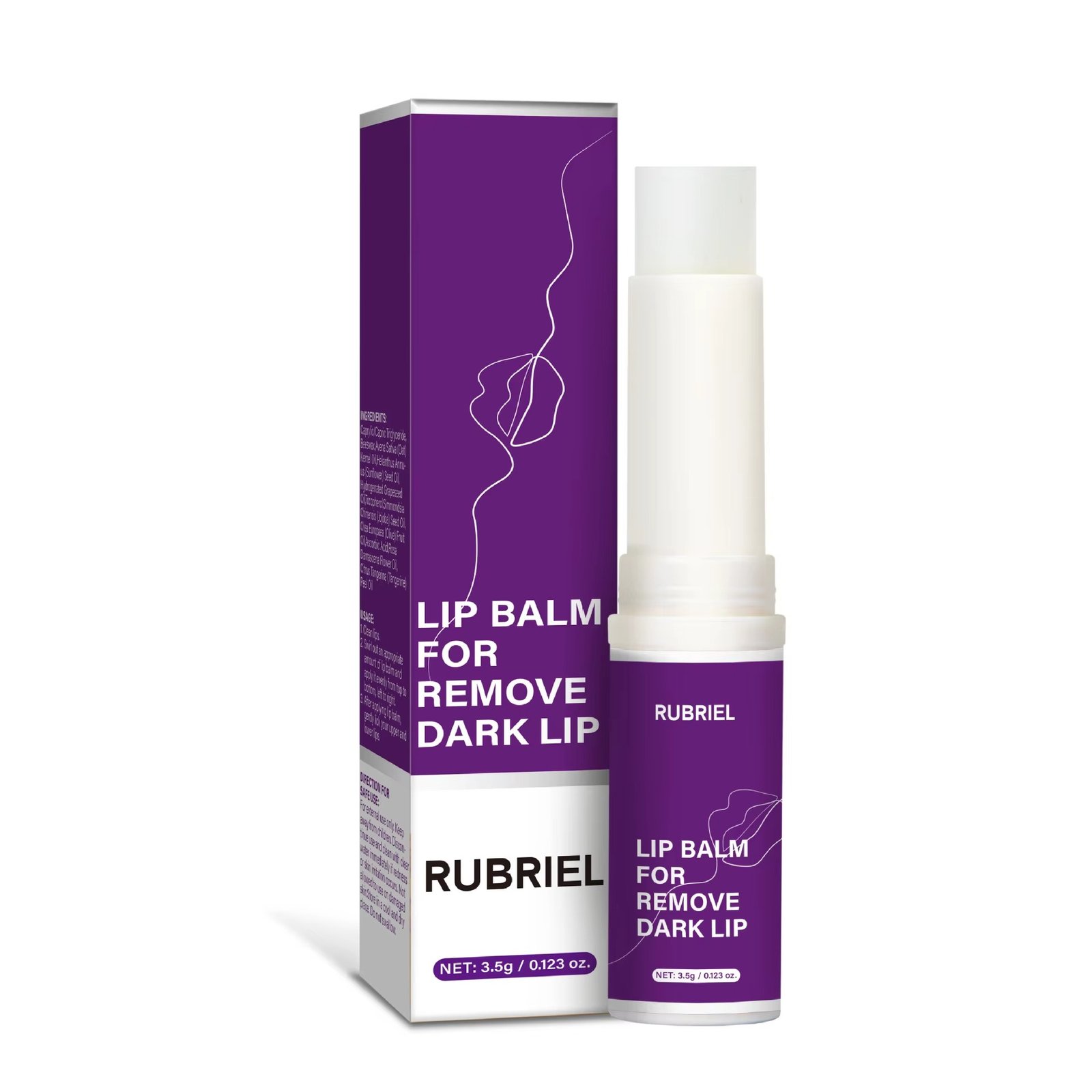 تفتيح الشفايف السوداء و ترطيبها RUBRIEL LIP BALM FOR REMOVE DARK LIP