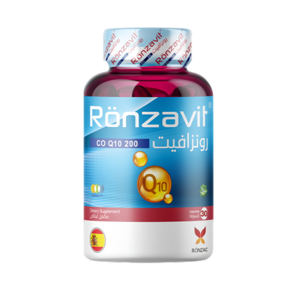 كو كيو 10 رونزافيت 200 CO Q 10 60 CAPSULE
