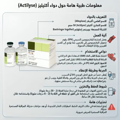 Alteplase Actilyse اكتيليز