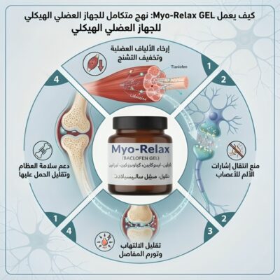 BACLOFEN GEL كريم علاج تشنج العضلات Myo Relax Topical Gel
