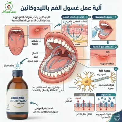 LIDOCAINE MOUTH WASH غسول الفم ليدوكايين