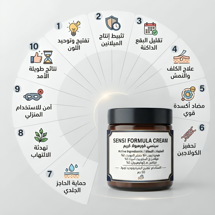 SENSI FORMULA CREAM سينسي فورميولا كريم 50 جم - الصورة 2
