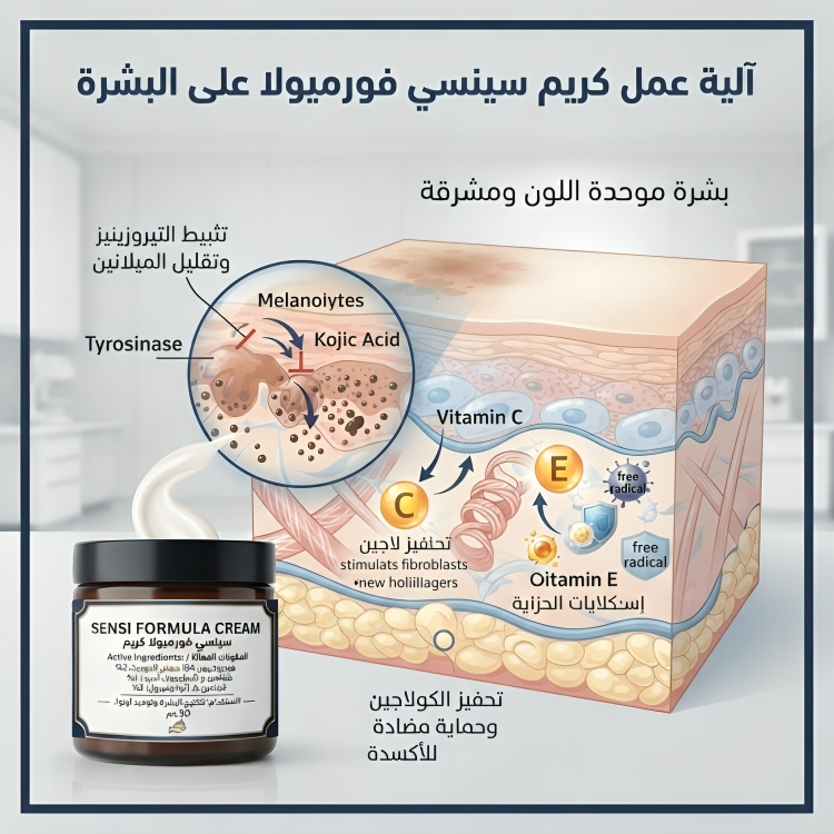 SENSI FORMULA CREAM سينسي فورميولا كريم 50 جم - الصورة 3