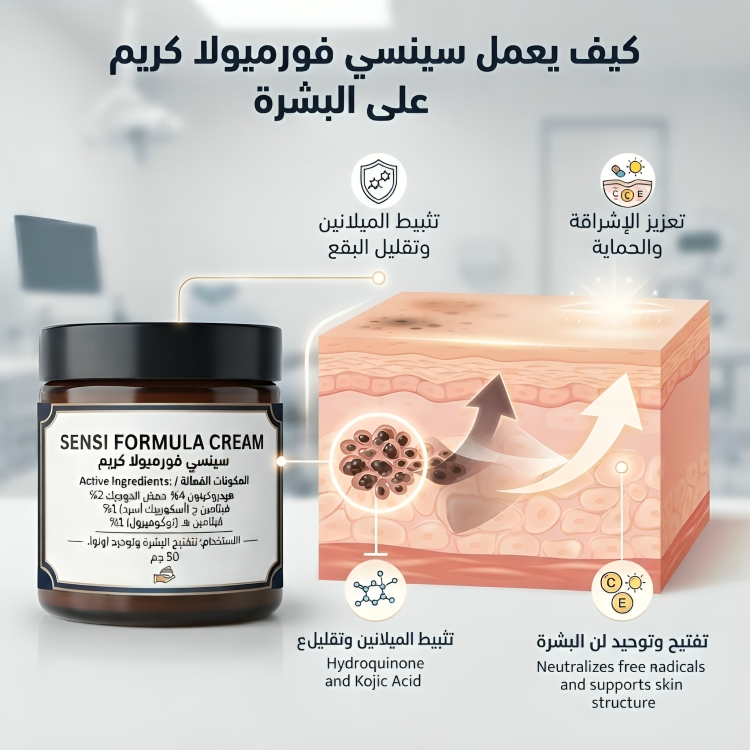 SENSI FORMULA CREAM سينسي فورميولا كريم 50 جم - الصورة 4