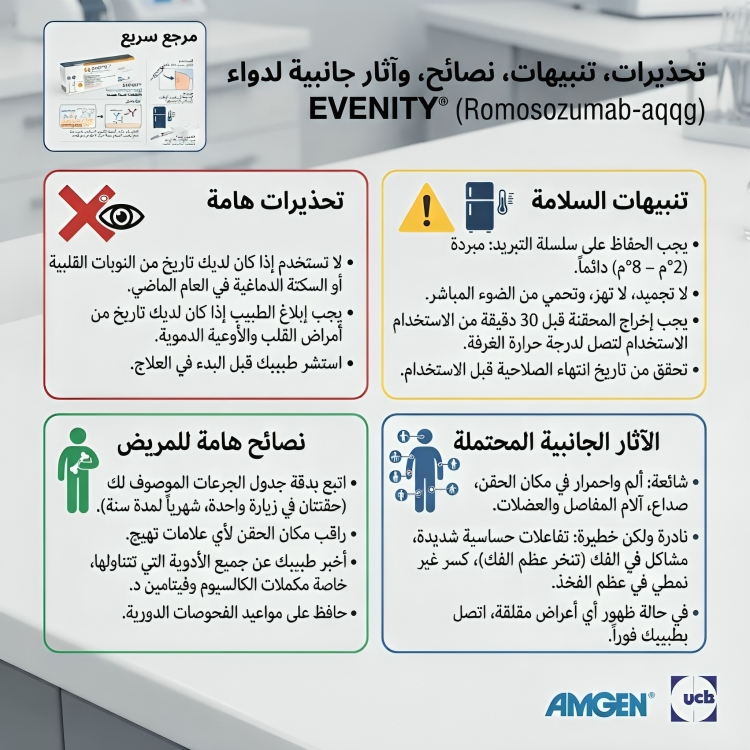 evenity ايفينيتي محلول للحقن 2 سرنجه معبأه مسبقا (ثلاجه) - الصورة 3