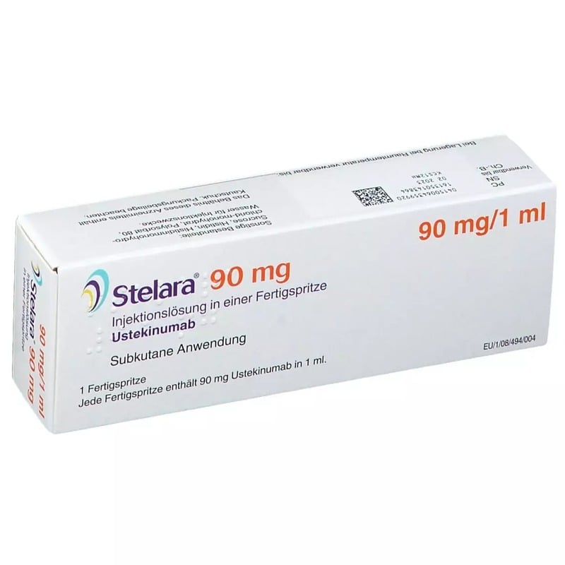 stelara ستيلارا 90 مجم 1 مل حقنة مسبقة التعبئة ( ثلاجة )