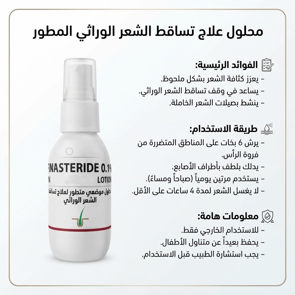 فيناسترايد بخاخ FINASTERIDE SOLUTION - الصورة 3