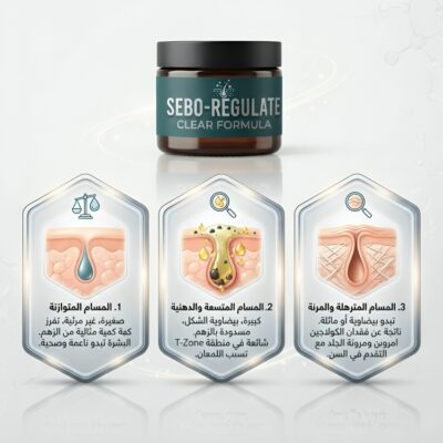 كريم المسامات الواسعة Sebo Regulate Clear Formula