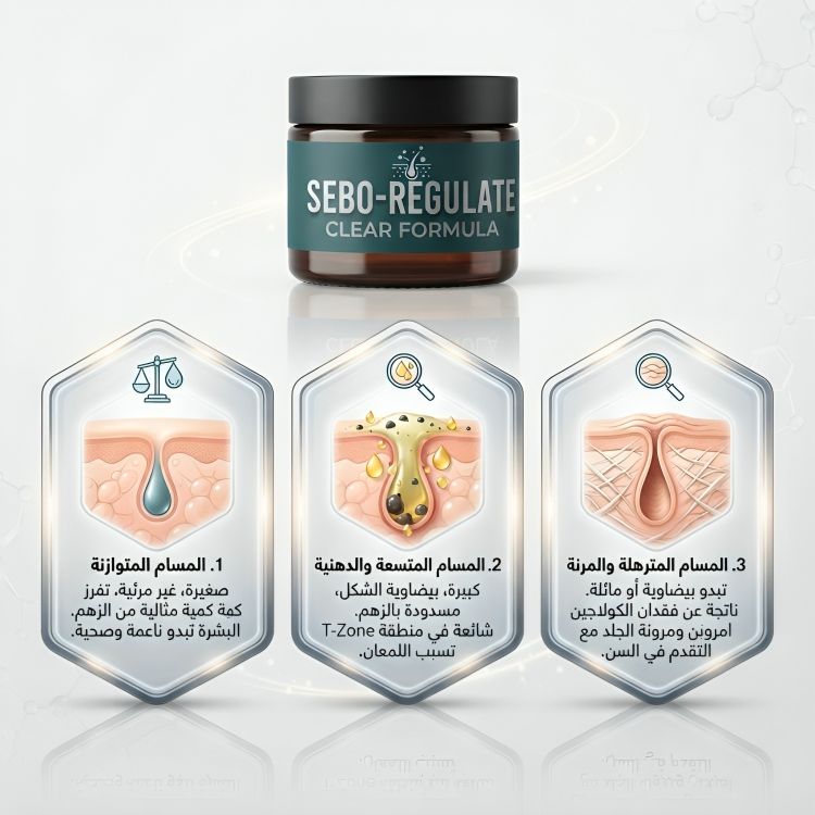 كريم المسامات الواسعة Sebo Regulate Clear Formula - الصورة 5