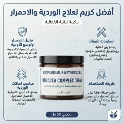كريم الوردية PROPRANOLOL METRONIDAZOLE CREAM