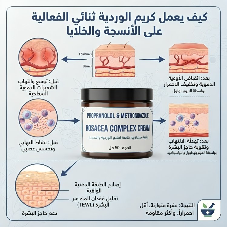 كريم الوردية PROPRANOLOL METRONIDAZOLE CREAM - الصورة 3