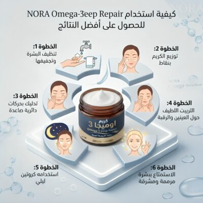 كريم اوميجا 3 للوجه . OMEGA 3 CREAM Omega 3 Deep Repair