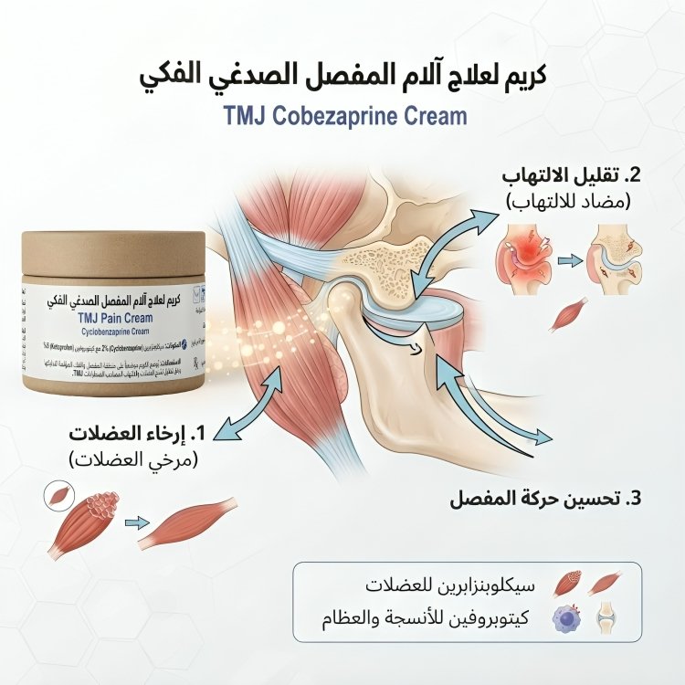 TMJ Pain Cream Cyclobenzaprine Cream - الصورة 2