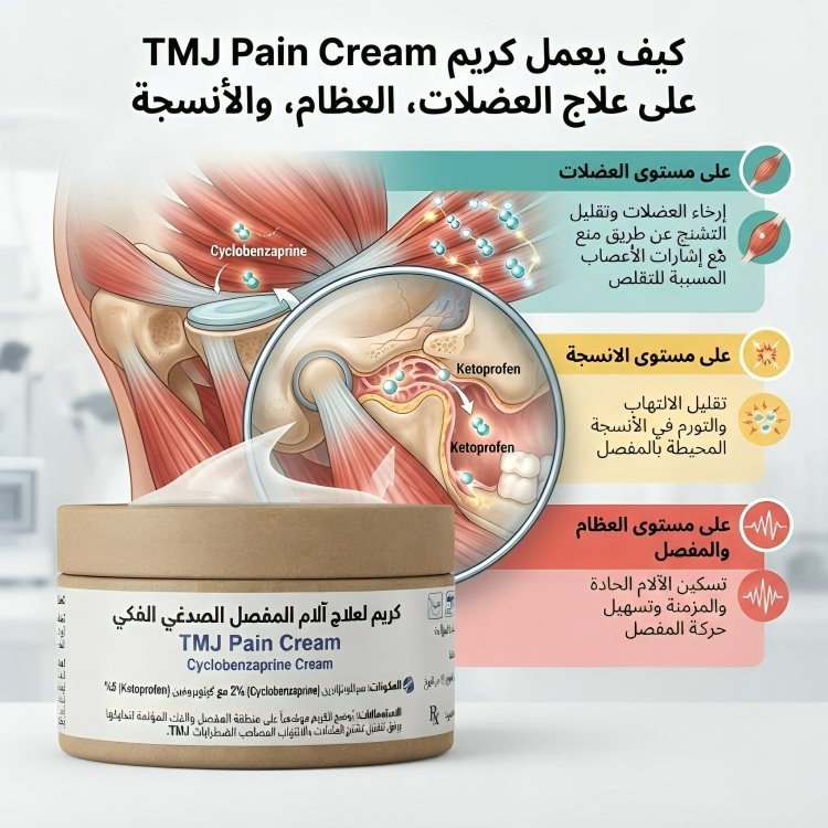 TMJ Pain Cream Cyclobenzaprine Cream - الصورة 3