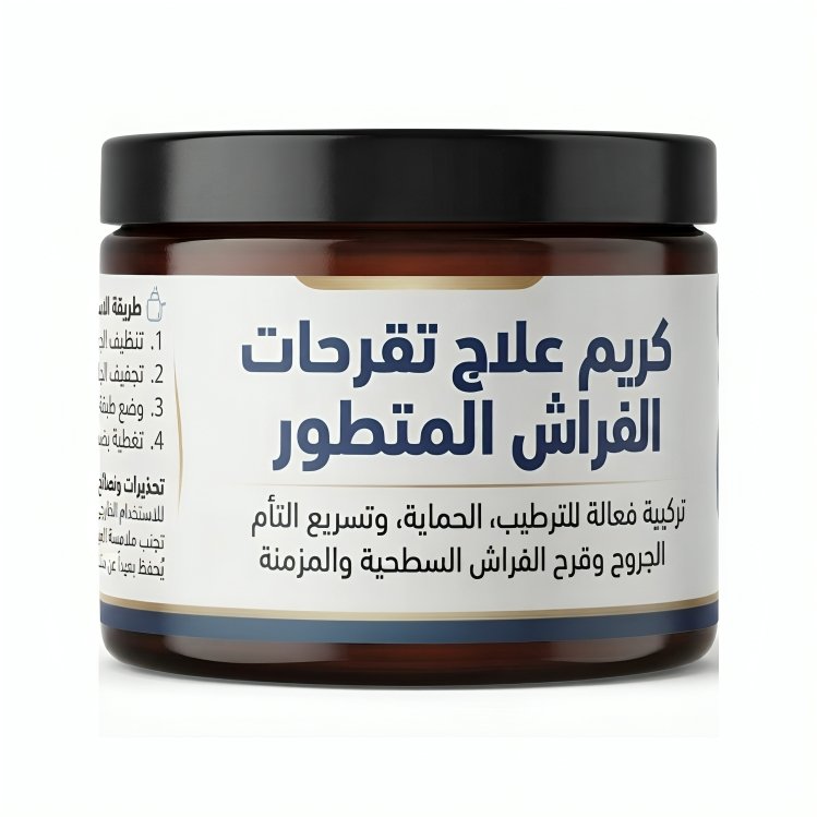 كريم علاج تقرحات الفراش ( تركيبة تحضيرية خاصة )