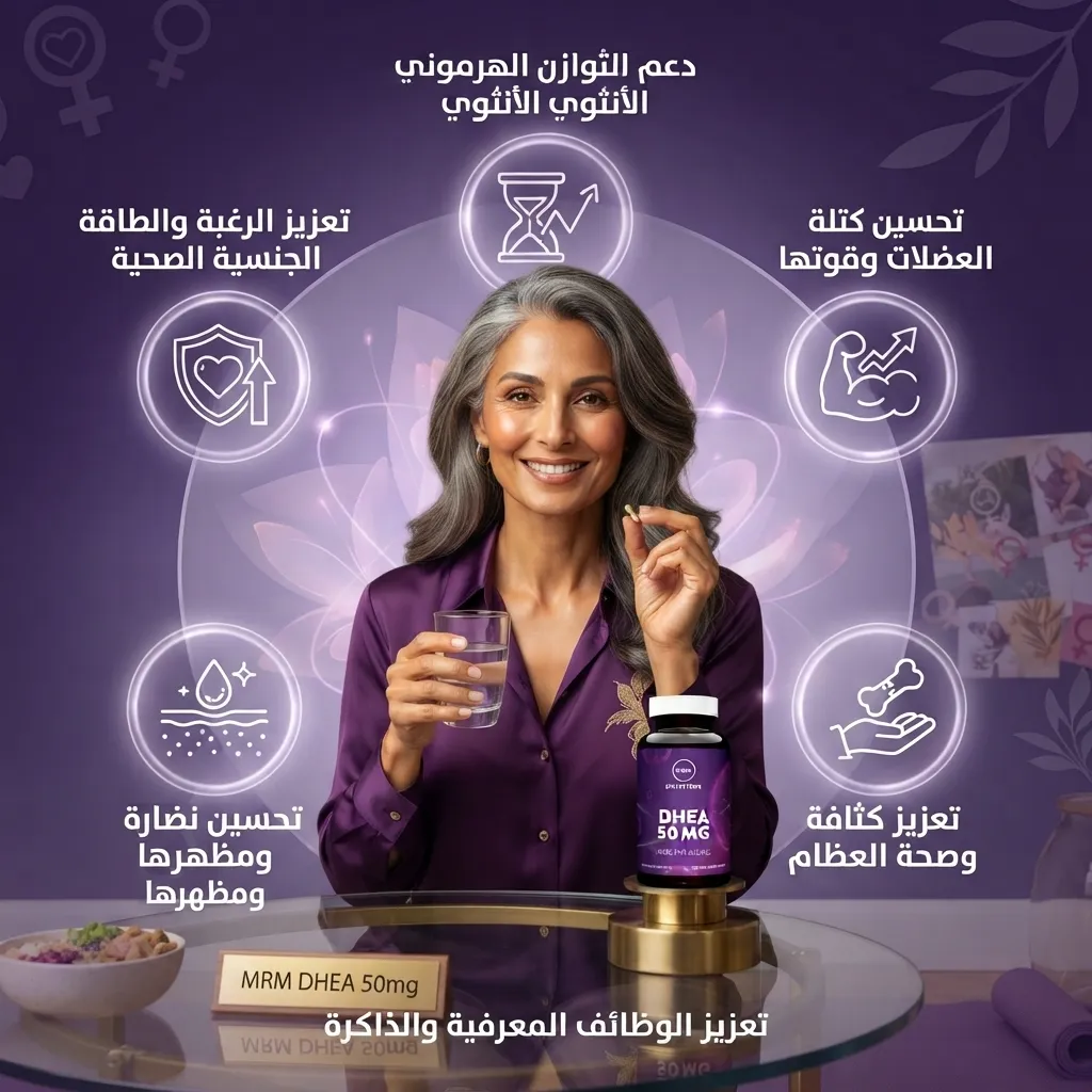 DHEA 50 دهيا 50 ملغ 90 كبسولة نباتية - الصورة 4